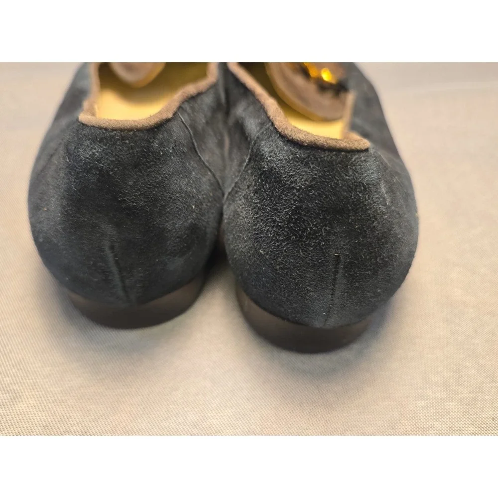 Vintage Paloma Italy Suede Horsebit Loafers - Women's Size 6 / 6.5 (9.5